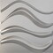 Ekena Millwork 19 5/8in. W x 19 5/8in. H Wave EnduraWall Decorative 3D Wall Panel Covers 2.67 Sq. Ft. WP20X20WVCST - alternate 1